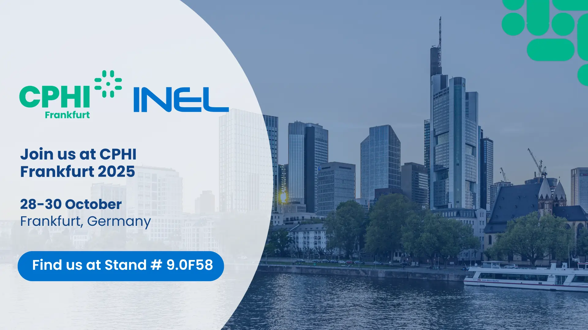 Meet us at CPHI Frankfurt 2025